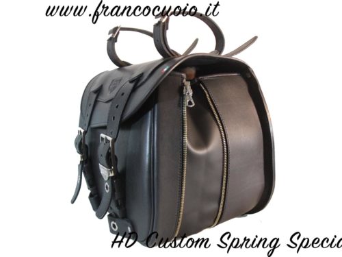 HD Custom Bag Spring Estendibile - sinistra - Nera - immagine 5