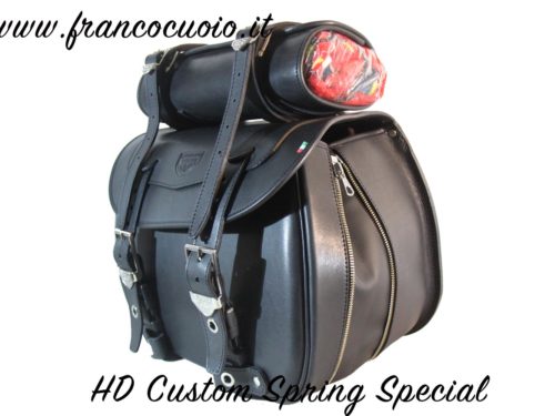 HD Custom Bag Spring Estendibile - sinistra - Nera - immagine 3