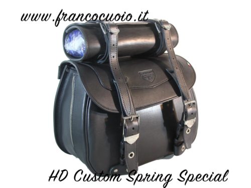 HD Custom Bag Spring Estendibile - sinistra - Nera - immagine 2