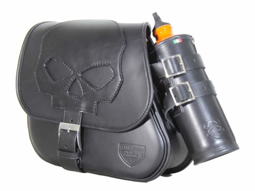 Skull Bag Nera - Harley Davidson Sportster - immagine 4