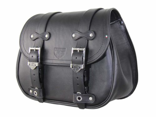 Custom Bag Triumph - Nera - fissaggio a 5 cinghie per telaio originale triumph - immagine 7