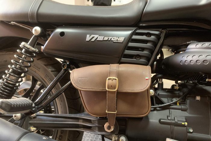 Tasca Fianchetto - Pocket V7 Stone Guzzi - Marrone - Destra