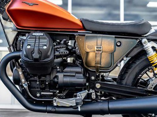 Tasca Fianchetto Coppia Guzzi V9 Bobber Nero - immagine 9