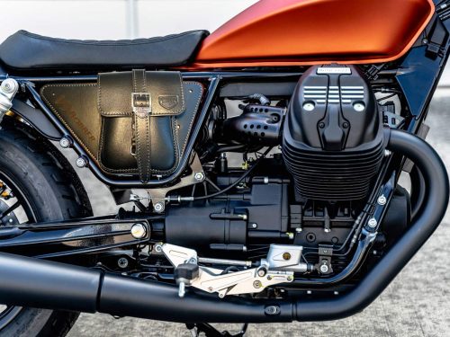 Tasca Fianchetto Coppia Guzzi V9 Bobber Nero - immagine 7