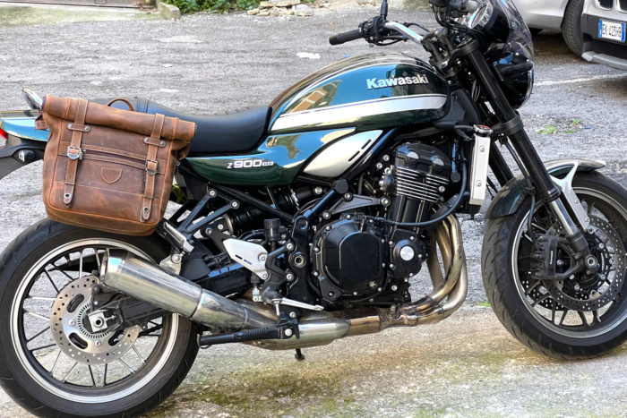 Borsa laterale - Kawasaki z900RS - Roller Bag DX con Telaio UNIT e Sgancio Rapido ClicFix