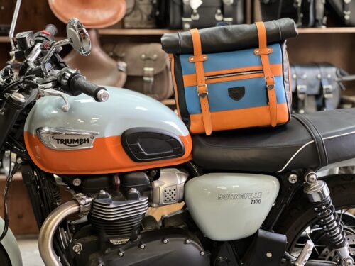 Roller Bag Mini Sinistra- Triumph T100 - Gulf color - immagine 10